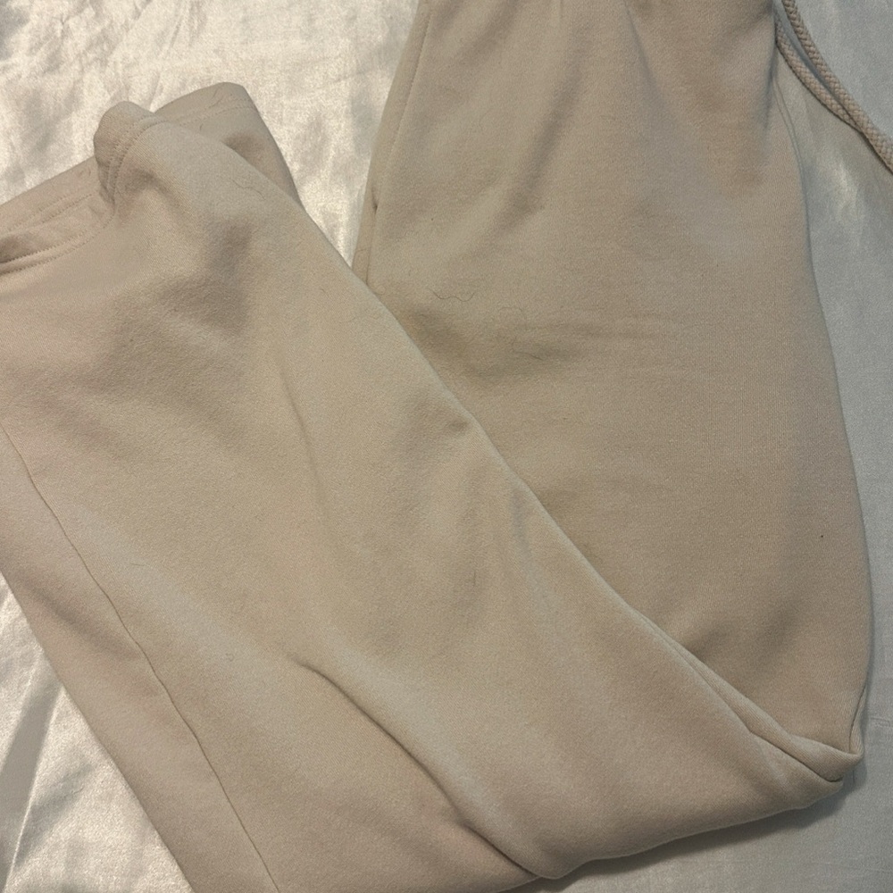 90 Degree By Reflex Cream Wide Leg Pants